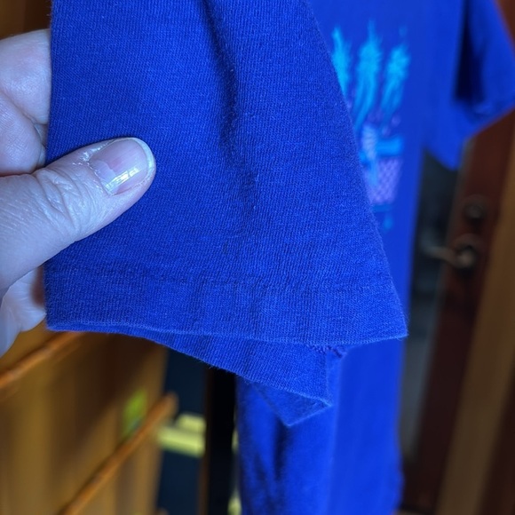 Vintage 90’s The Game California Beach Purple Single Stitch Tee Size Medium - Picture 5 of 6